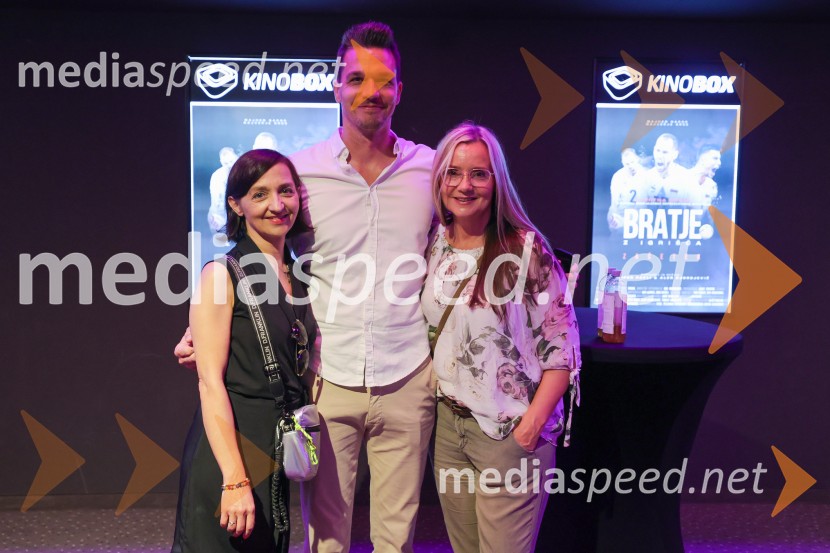  Jagoda Đorđević, PR Maribox;  Rok  Možič, slovenski odbojkarski reprezentant ;  Duška  Žolger, Pepermint PRBratje z igrišča: Začetek, premiera, Maribox