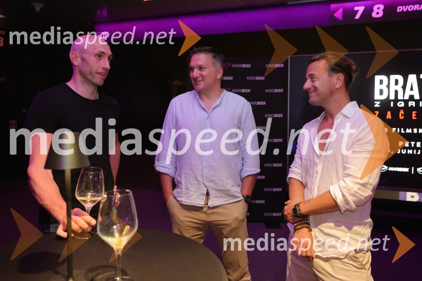  Žiga  Štern, odbojkar;  Samo Miklavc, trener OK Nova KBM, trener leta 2018 v Mariboru ;  Gašper Pavli, režiser, Sport Media FocusBratje z igrišča: Začetek, premiera, Maribox