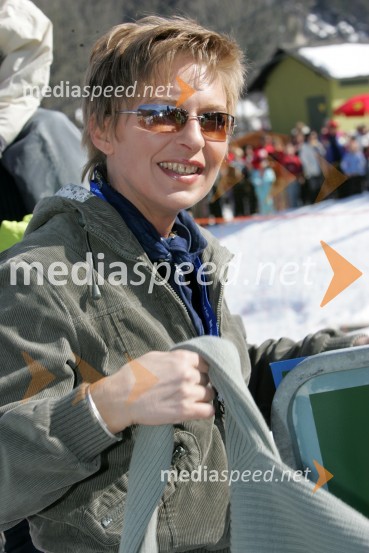 Marjeta Klemenc, novinarka RTV SlovenijaJure Košir, poslovilna tekma