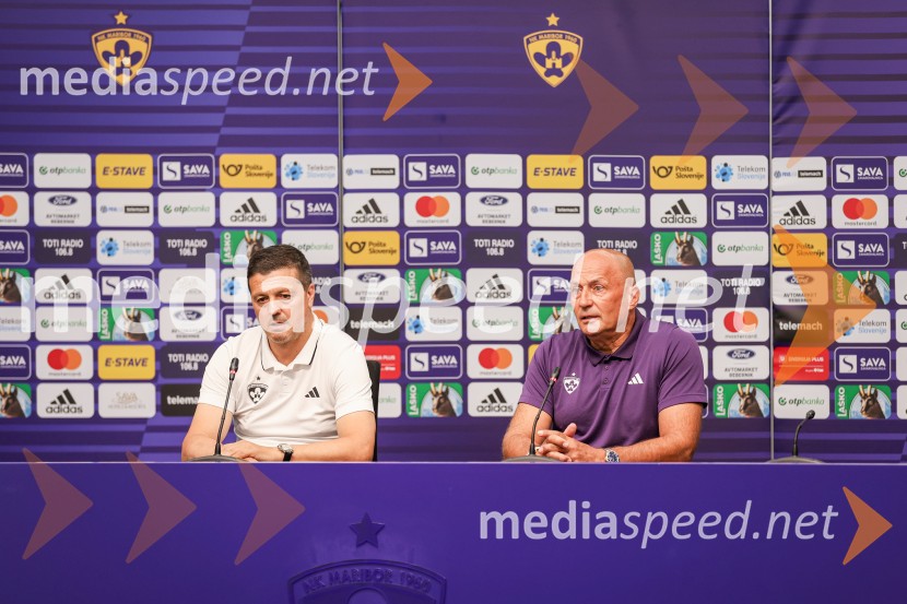  Zlatko Zahovič, športni direktor, NK Maribor;  Darko  Milanič, trener, NK MariborDarko Milanič se vrača v Ljudski vrt, novinarska konferenca