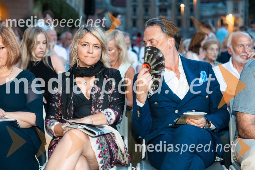 74. Ljubljana festival, otvoritev, prekinitev predstave zaradi dežja