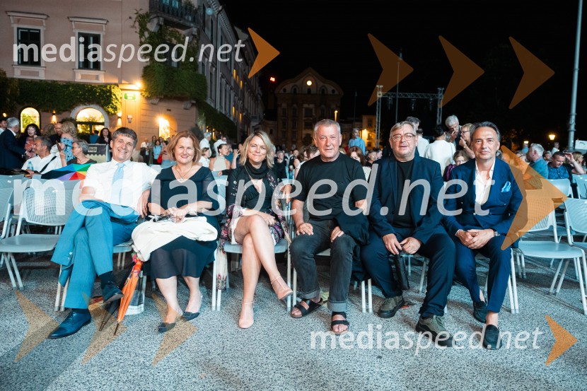 74. Ljubljana festival, otvoritev, prekinitev predstave zaradi dežja