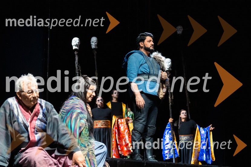 74. Ljubljana festival, otvoritev, prekinitev predstave zaradi dežja