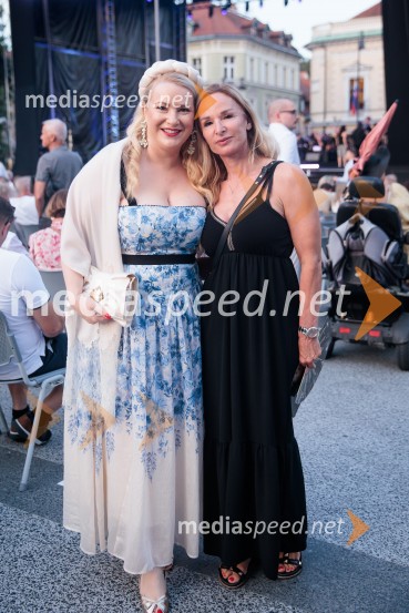  Danica Lovenjak, novinarka, voditeljica; dr. Nana Šumrada Slavnič, doktorica pravnih znanosti, direktorica pravne službePoletna noč, 74. Ljubljana Festival