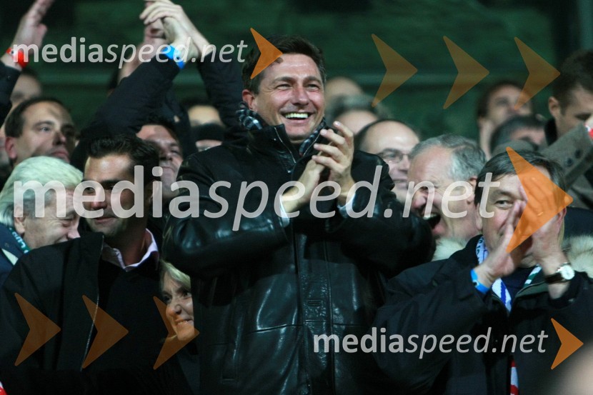 Borut Pahor, predsednik Vlade Republike SlovenijeSlovenija - Rusija, nova nogometna pravljica na Ljudskem vrtu