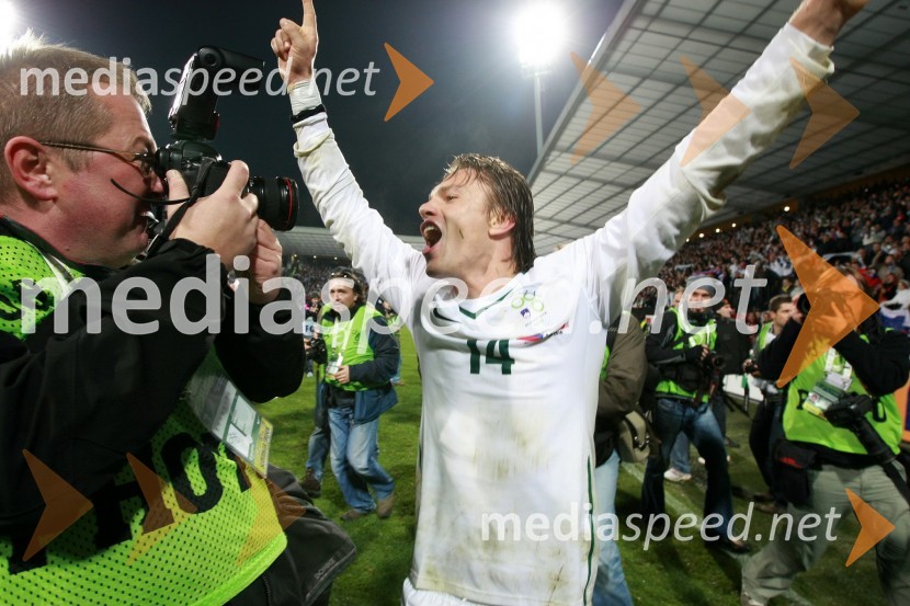 Zlatko Dedič, član slovenske nogometne reprezentanceSlovenija - Rusija, nova nogometna pravljica na Ljudskem vrtu
