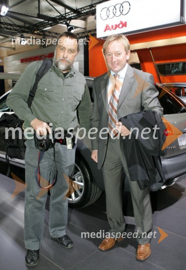 Srđan Živulović Bobo, fotograf in Bojan Križaj23. avtomobilski salon Slovenije, Celje