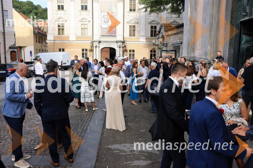 Muzikal Evita na Ljubljana Festivalu, sprejem podjetja Riko