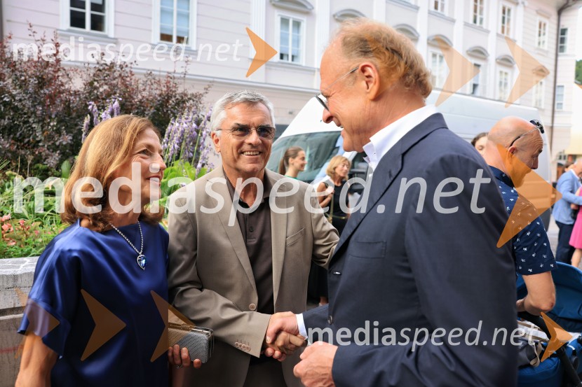 Muzikal Evita na Ljubljana Festivalu, sprejem podjetja Riko
