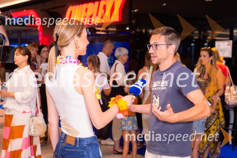  Tjaša Železen, novinarka POP TV;  Srđan Milovanović, glasbenikVaiana, predpremiera, Cineplexx