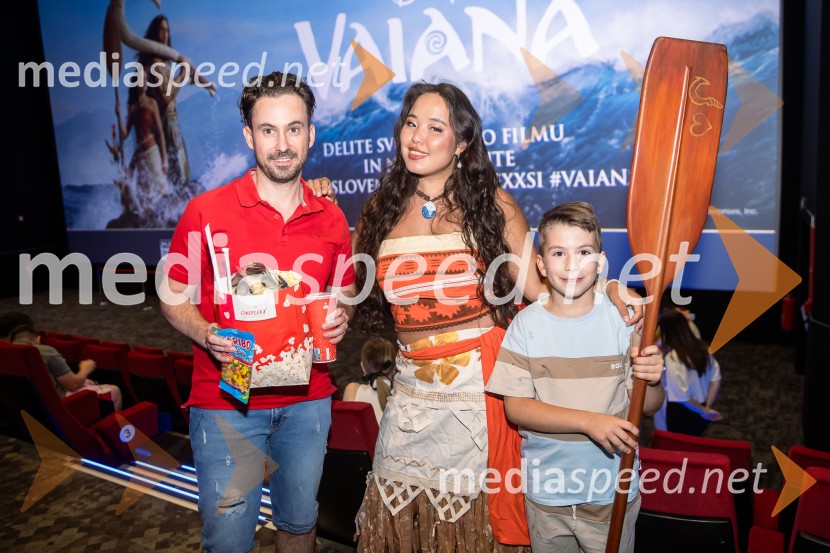  Angel Katarov, direktor, ANGELIS d.o.o.;  Val Mandz, cosplayer ;  ... Vaiana, predpremiera, Cineplexx