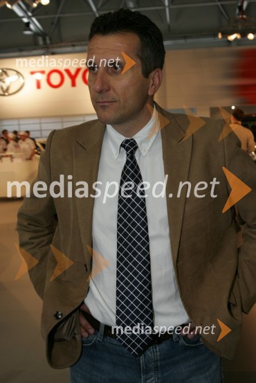 Miran Ališič, športni novinar Pop Tv23. avtomobilski salon Slovenije, Celje