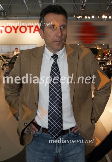 Miran Ališič, športni novinar Pop Tv23. avtomobilski salon Slovenije, Celje