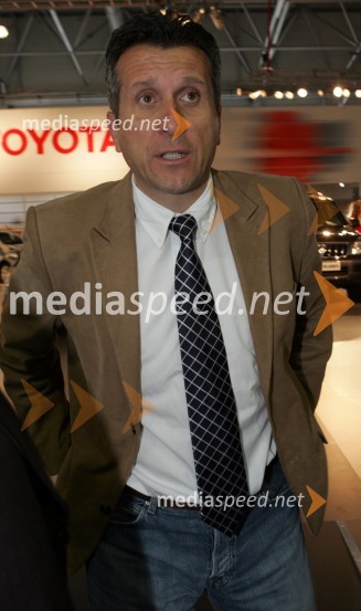 Miran Ališič, športni novinar Pop Tv23. avtomobilski salon Slovenije, Celje