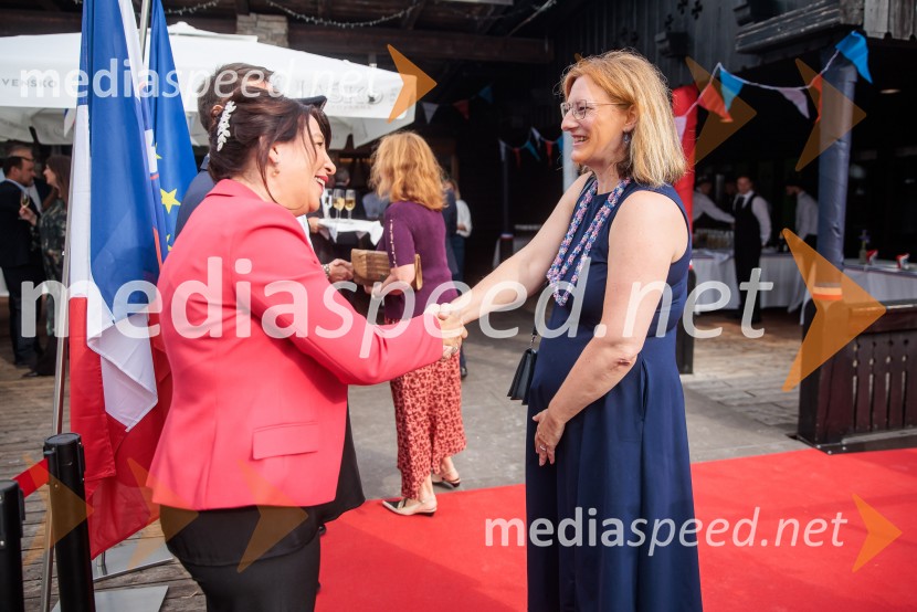  Fabienne Runyo, veleposlanica Francije v Sloveniji;  ... Francosko veleposlaništvo