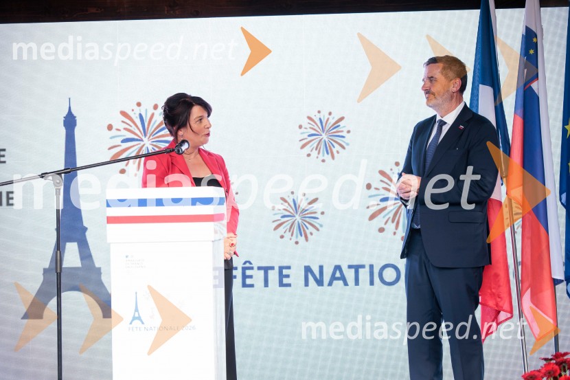  Fabienne Runyo, veleposlanica Francije v Sloveniji;  ... Francosko veleposlaništvo