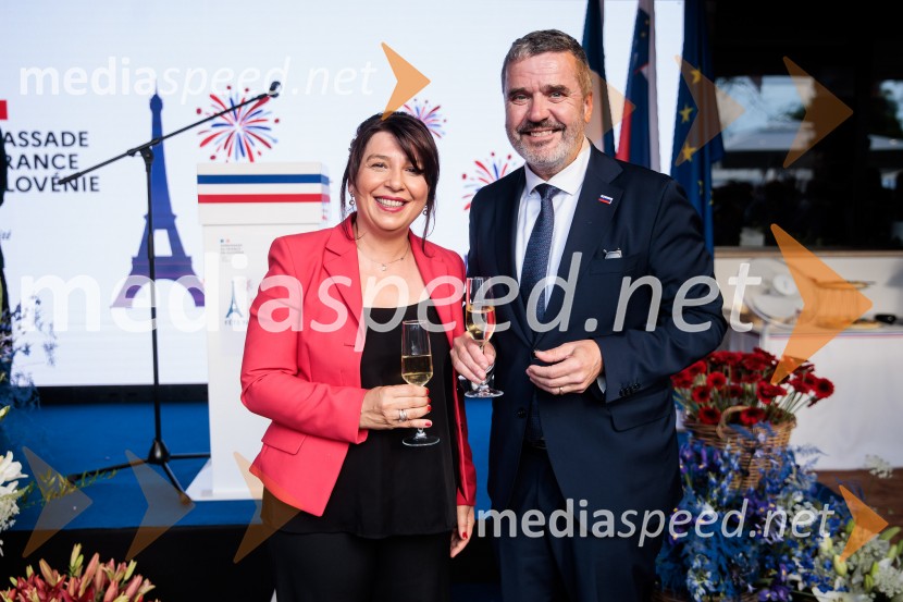  Fabienne Runyo, veleposlanica Francije v Sloveniji;  ... Francosko veleposlaništvo