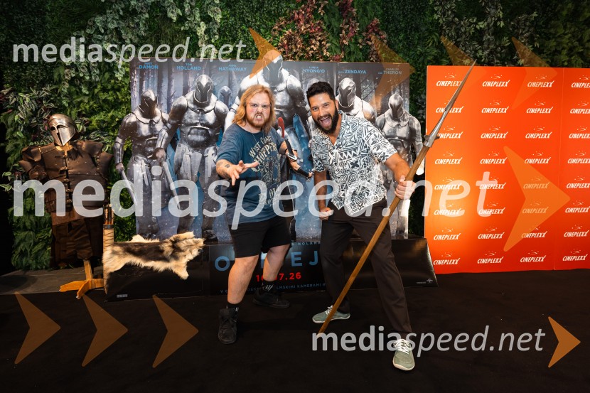  Jure Trsan Blond;  Uroš Bitenc, moderator, vplivnežOdiseja, premiera, Cineplexx