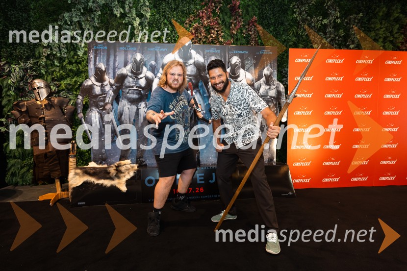  Jure Trsan Blond;  Uroš Bitenc, moderator, vplivnežOdiseja, premiera, Cineplexx