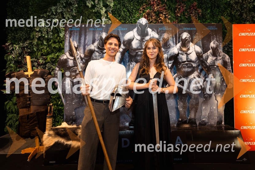  Marko Subotic;  Melani Mekicar, radijska in televizijska voditeljicaOdiseja, premiera, Cineplexx