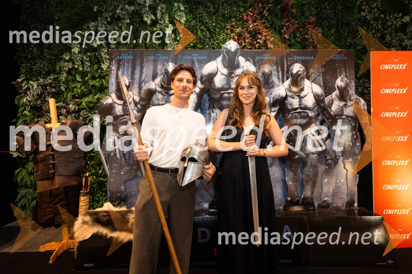  Marko Subotic;  Melani Mekicar, radijska in televizijska voditeljicaOdiseja, premiera, Cineplexx