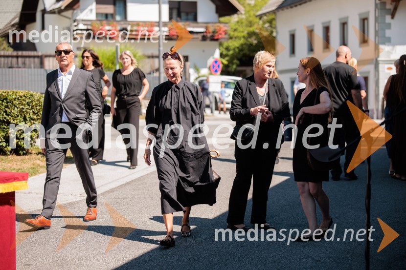 Milena Zupančič, zadnje slovo v Bohinjski Beli