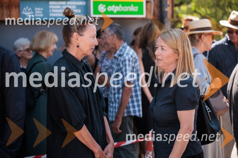 Milena Zupančič, zadnje slovo v Bohinjski Beli