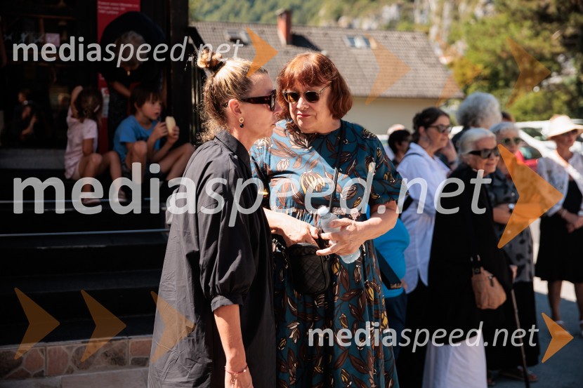 Milena Zupančič, zadnje slovo v Bohinjski Beli