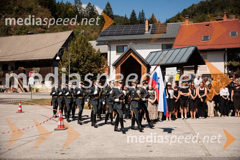 Milena Zupančič, zadnje slovo v Bohinjski Beli