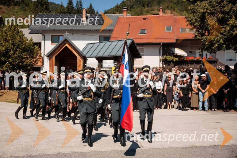 Milena Zupančič, zadnje slovo v Bohinjski Beli