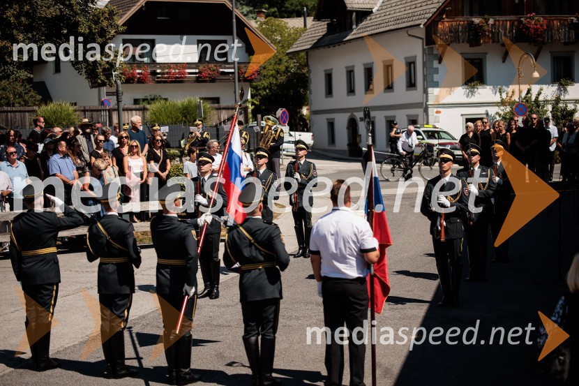 Milena Zupančič, zadnje slovo v Bohinjski Beli