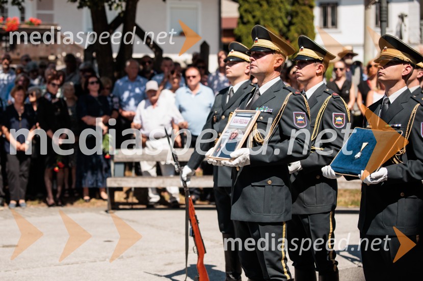 Milena Zupančič, zadnje slovo v Bohinjski Beli