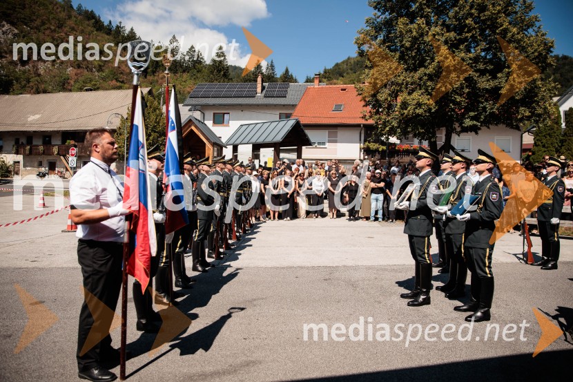 Milena Zupančič, zadnje slovo v Bohinjski Beli