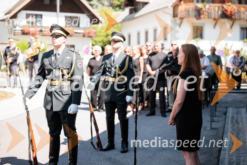Milena Zupančič, zadnje slovo v Bohinjski Beli