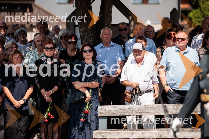 Milena Zupančič, zadnje slovo v Bohinjski Beli