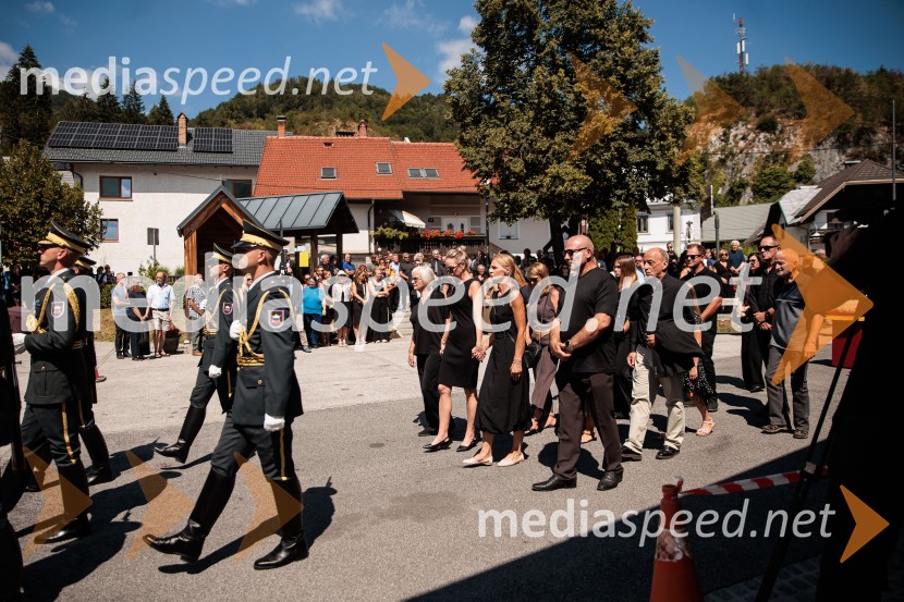 Milena Zupančič, zadnje slovo v Bohinjski Beli