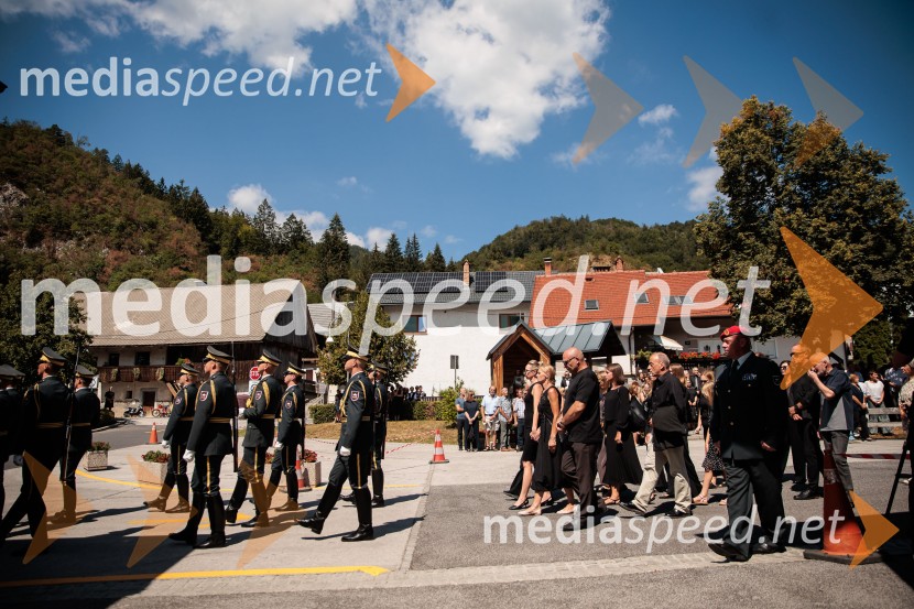 Milena Zupančič, zadnje slovo v Bohinjski Beli