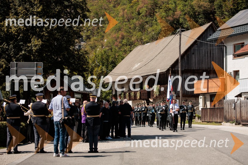 Milena Zupančič, zadnje slovo v Bohinjski Beli