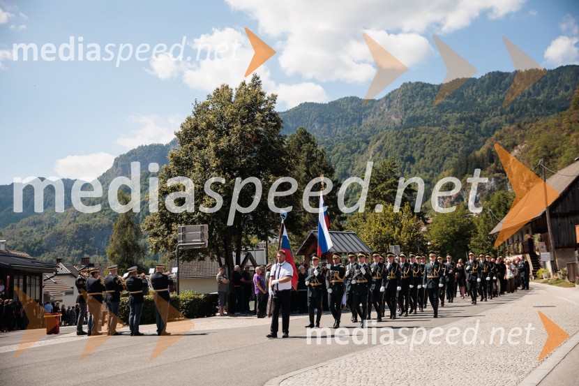 Milena Zupančič, zadnje slovo v Bohinjski Beli