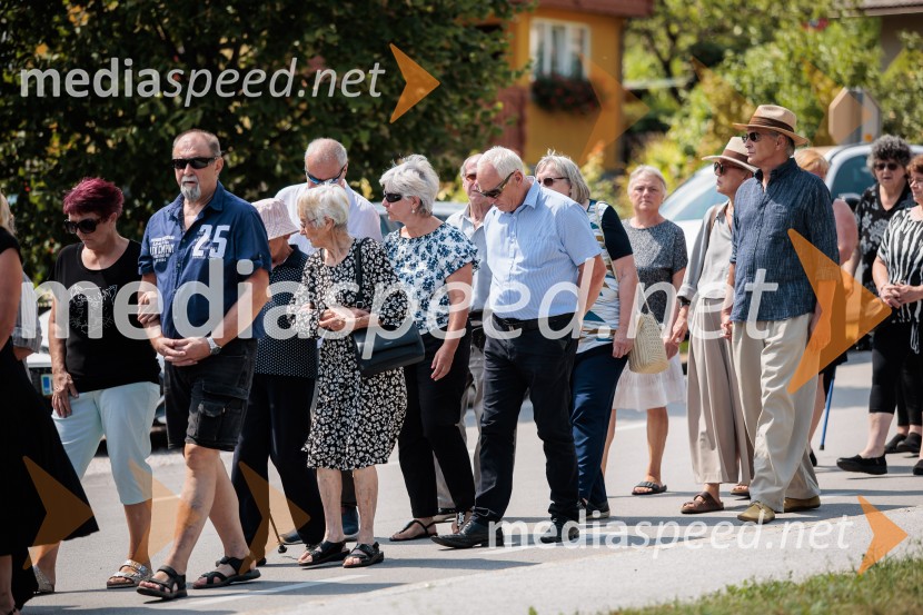 Milena Zupančič, zadnje slovo v Bohinjski Beli