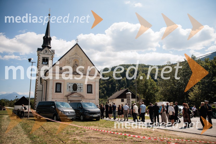 Milena Zupančič, zadnje slovo v Bohinjski Beli