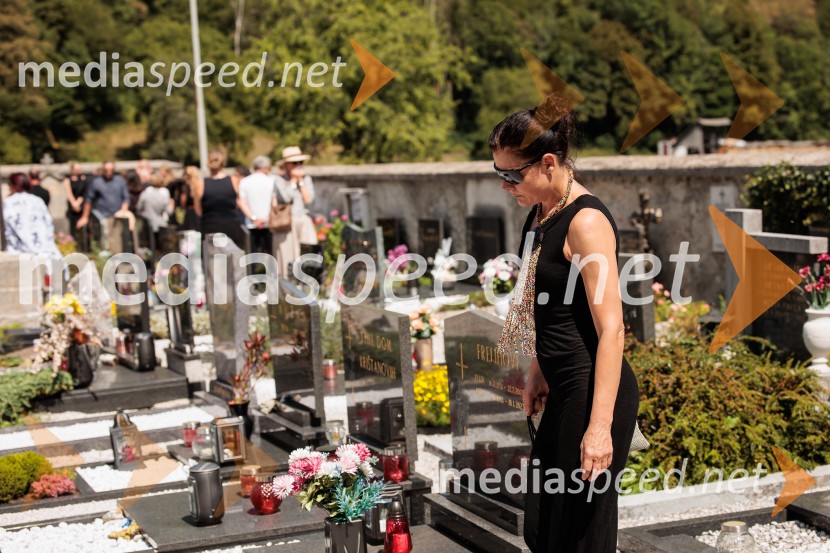 Milena Zupančič, zadnje slovo v Bohinjski Beli