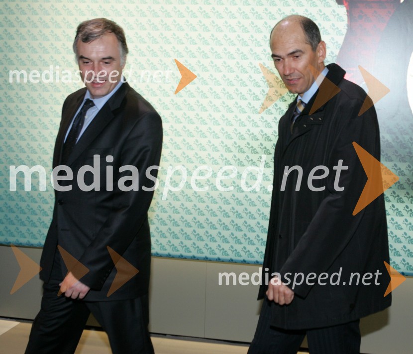 Bernard Chretien, direktor podjetja Renault Nissan Slovenija d.o.o. in Janez Janša, predsednik Vlade Republike Slovenije23. avtomobilski salon Slovenije, Celje