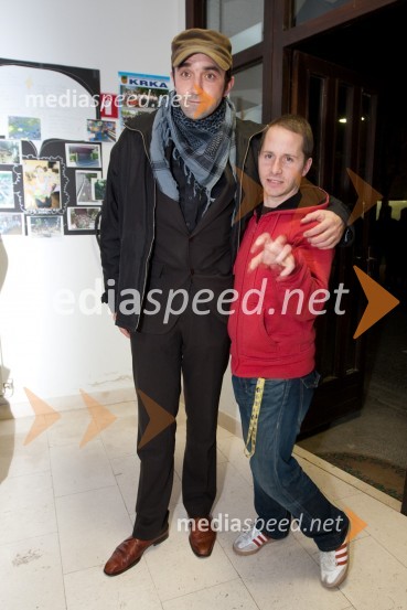 Vito Rožej, igralec in Miha Brajnik, igralecOptimist, premiera