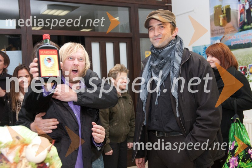 Matjaž Javšnik, igralec in Vito Rožej, igralecOptimist, premiera