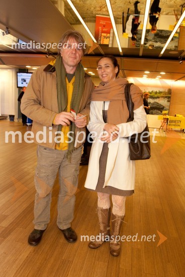 Brane Završan, igralec  in Lučka Počkaj, igralka20. ljubljanski mednarodni filmski festival LIFFe, podelitev nagrad