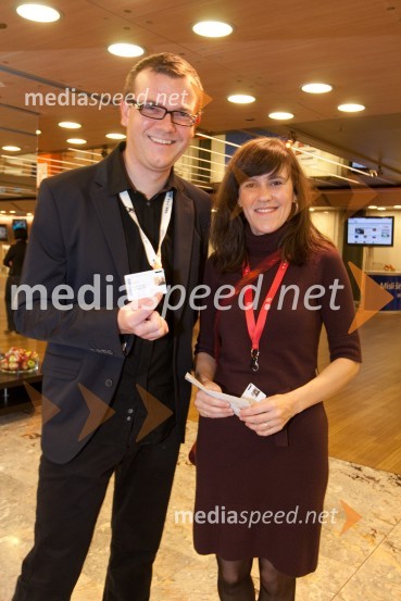 	Iztok Polanc, član nadzornega sveta Filmskega sklada RS in Andreja Cafuta20. ljubljanski mednarodni filmski festival LIFFe, podelitev nagrad