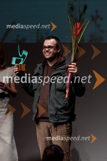 Goran Dević, dobitnik vodomca20. ljubljanski mednarodni filmski festival LIFFe, podelitev nagrad