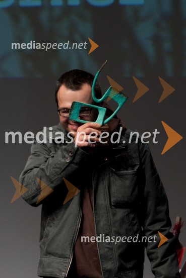 Goran Dević, dobitnik vodomca20. ljubljanski mednarodni filmski festival LIFFe, podelitev nagrad