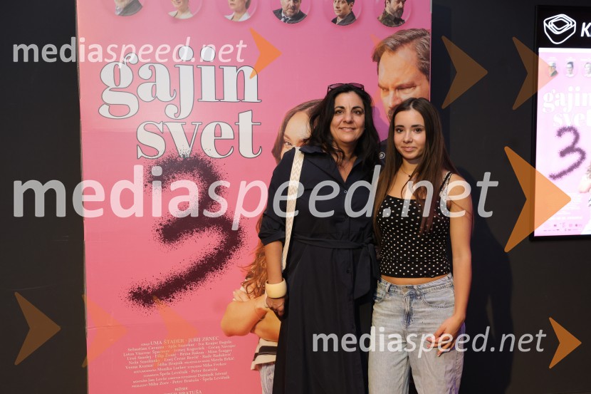  Andreja  Kutin Lednik, novinarka;  Neža LednikGajin svet 3, premiera, Maribox